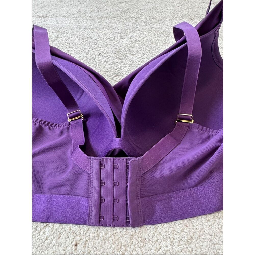 Deesse NWT Wireless T-Shirt Bra Purple Sz44D - Picture 8 of 8